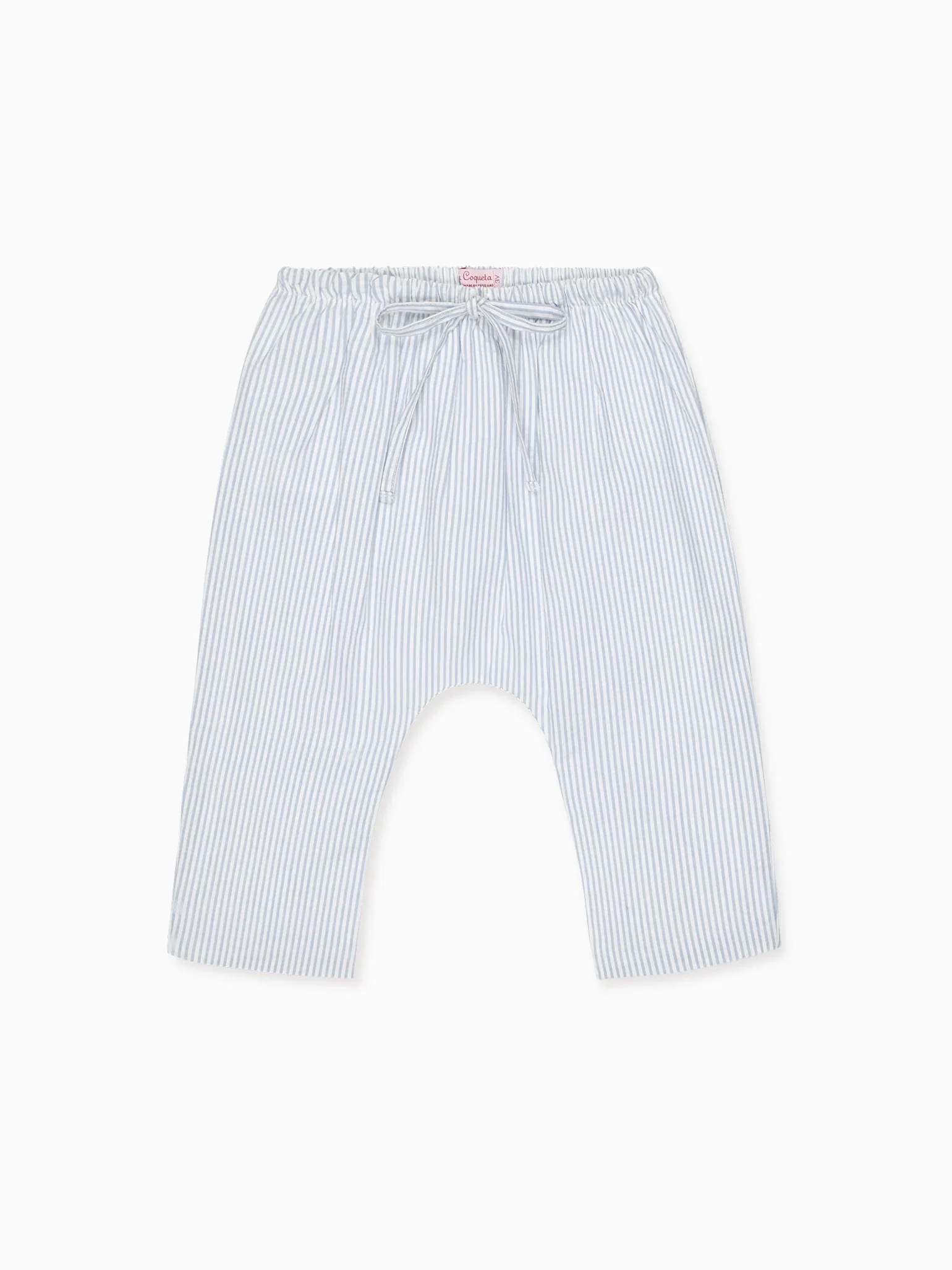 Image of Blue Stripe Alex Baby Trousers
