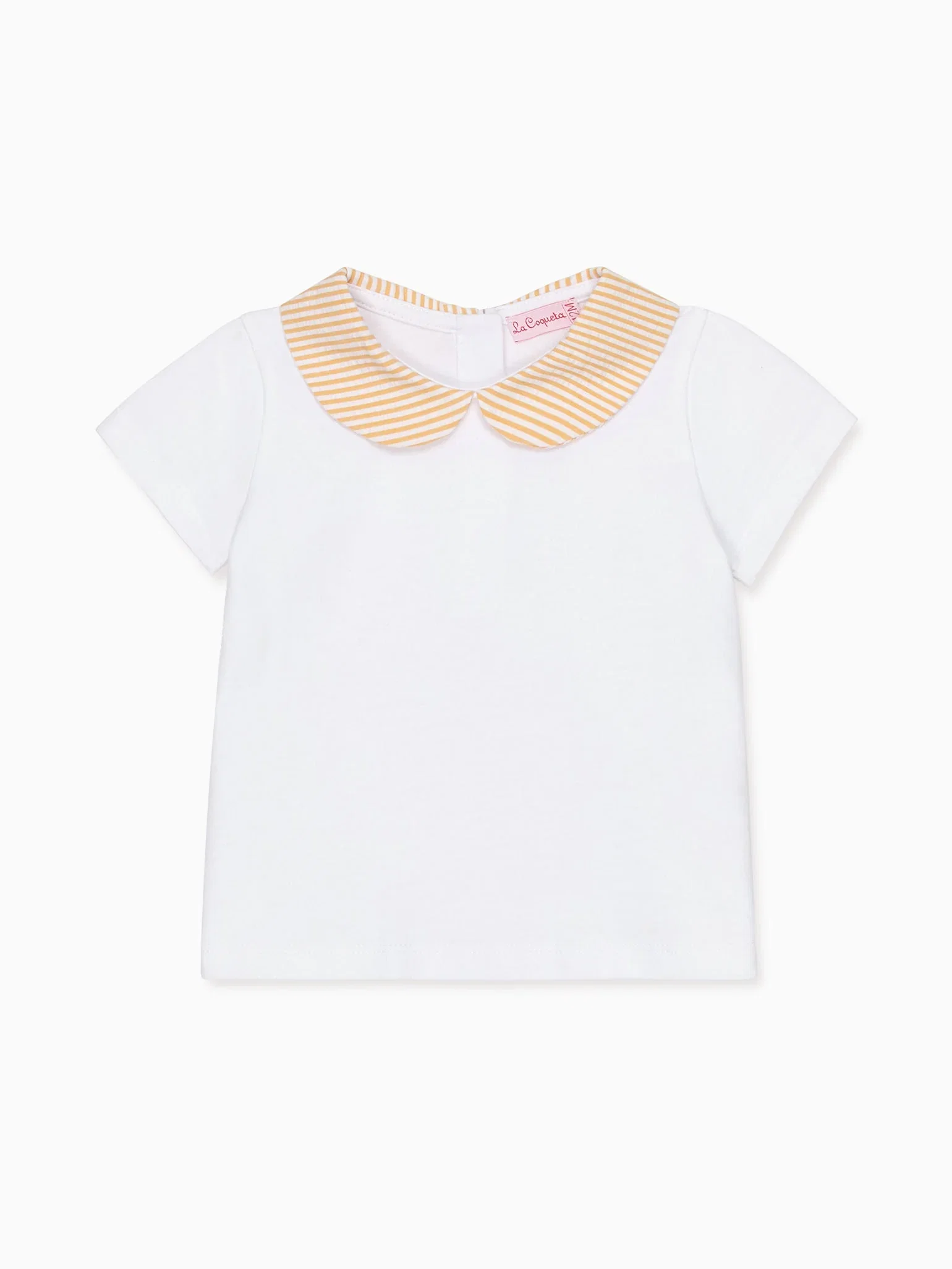Image of Yellow Stripe Leo Baby Top