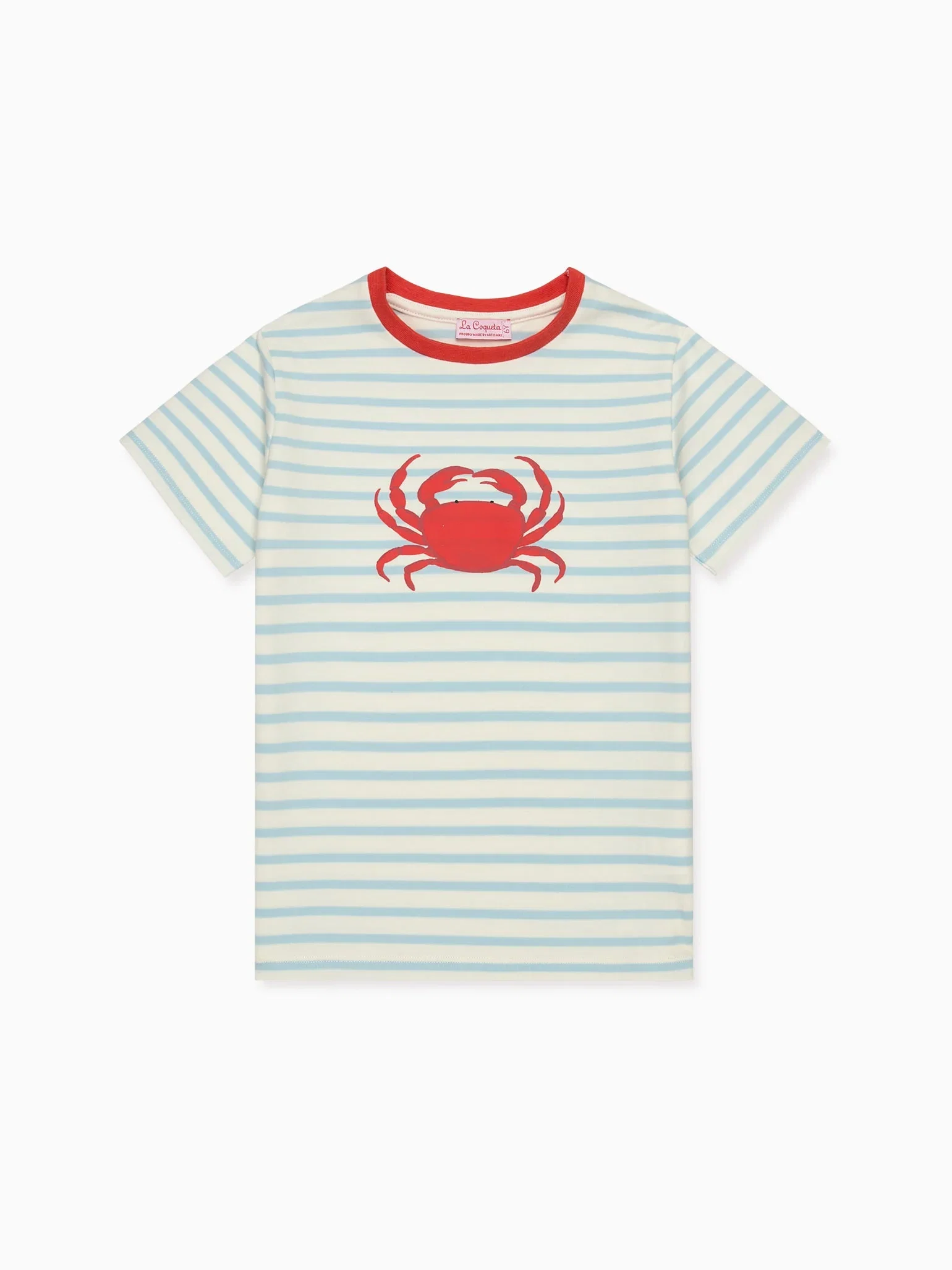 Image of Blue Stripe Cangrajo Kids T-Shirt