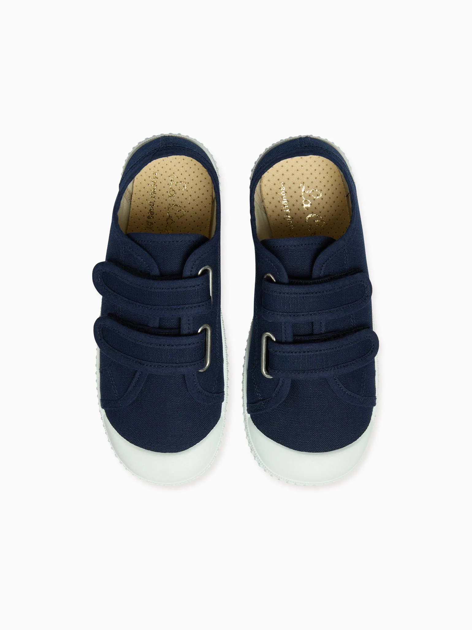 Image of Navy Plimsoll Kids Shoes