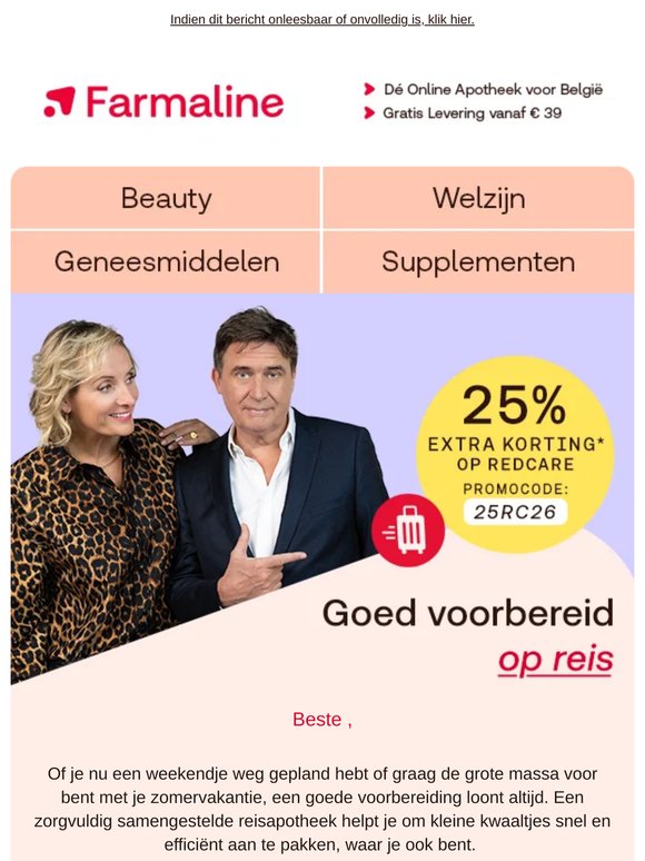 25% korting op Redcare