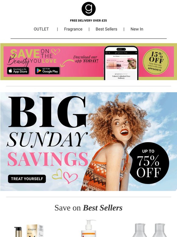 Sunday Savings Not To Miss…