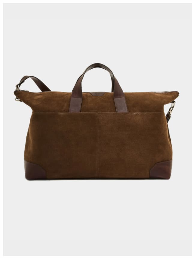 Il Bisonte Galileo Suede Weekender Bag