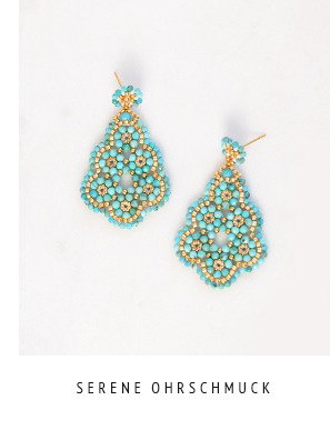 Serene Ohrschmuck- türkise Edelsteine