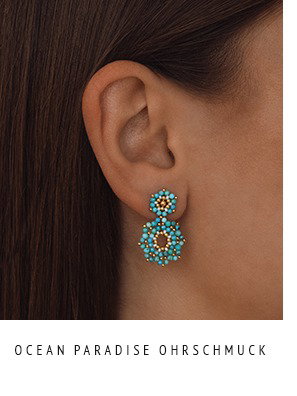 Ocean Paradise Ohrschmuck- türkise Edelsteine