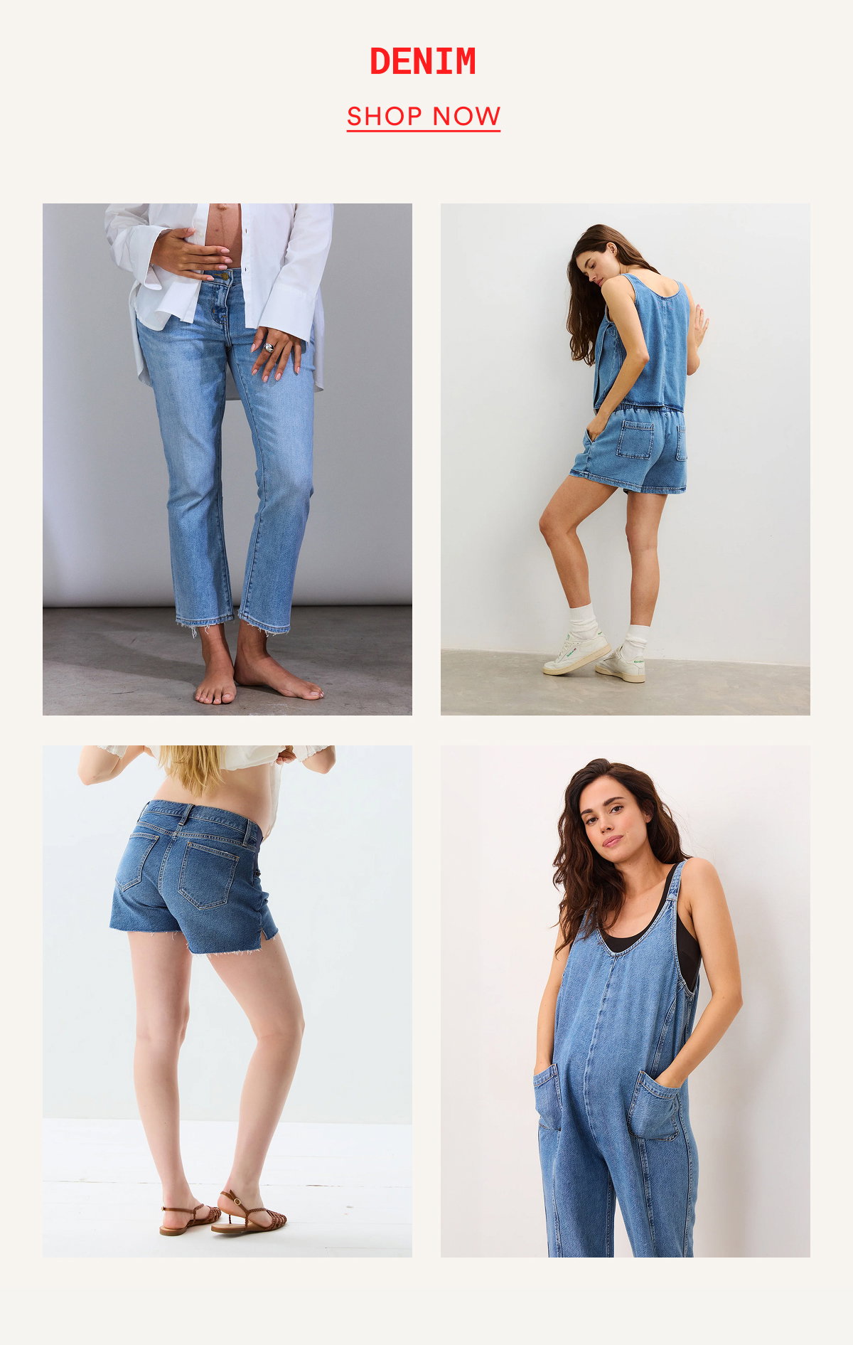 SHOP DENIM >>