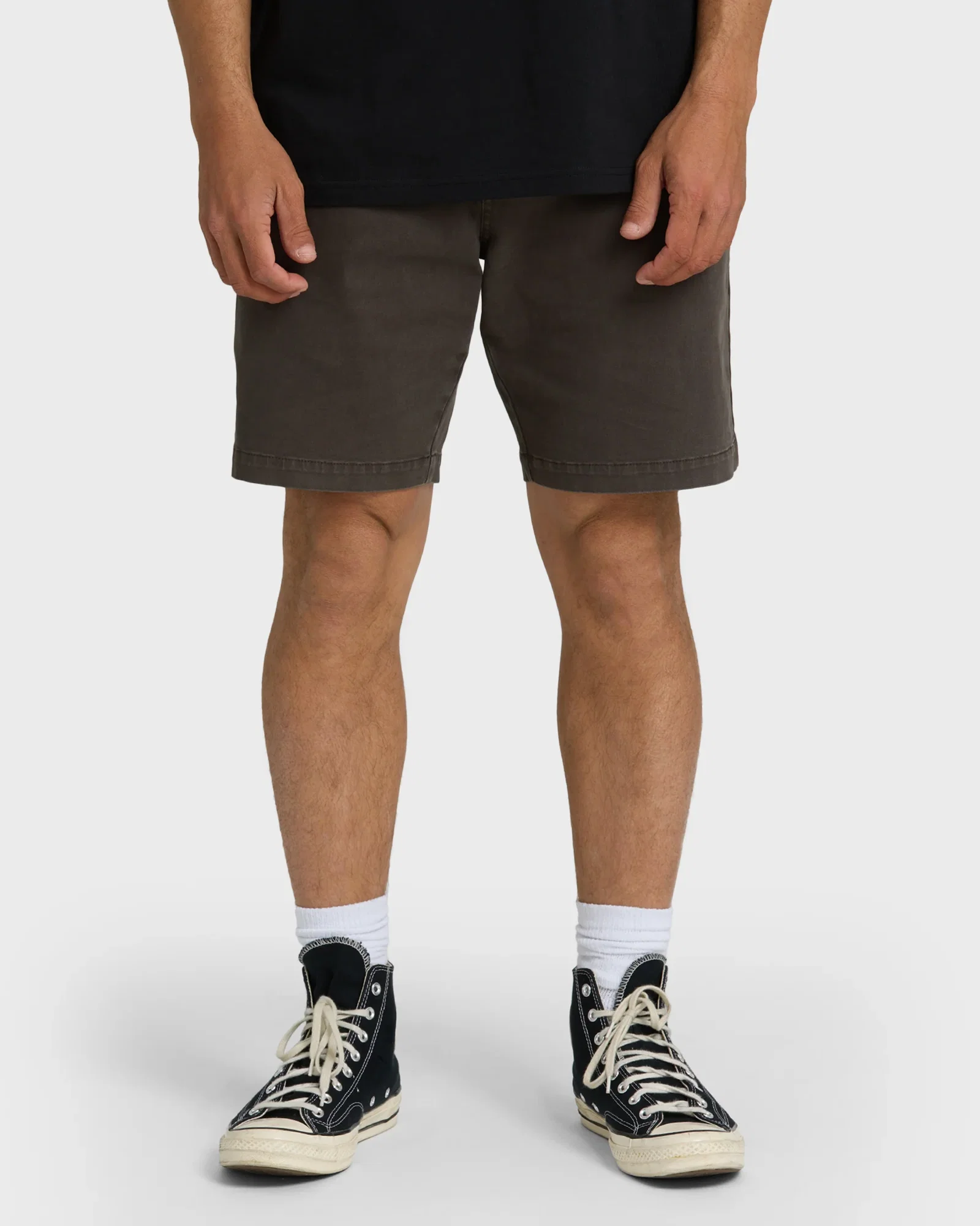 Image of 73 Wave Washed Chino Shorts - Raven