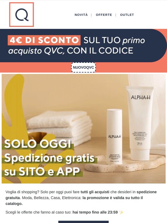 Spedizioni gratis! Solo per oggi ✨