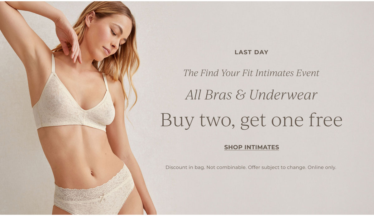 All Bras & Underwear Buy two, get one free | Shop Intimates