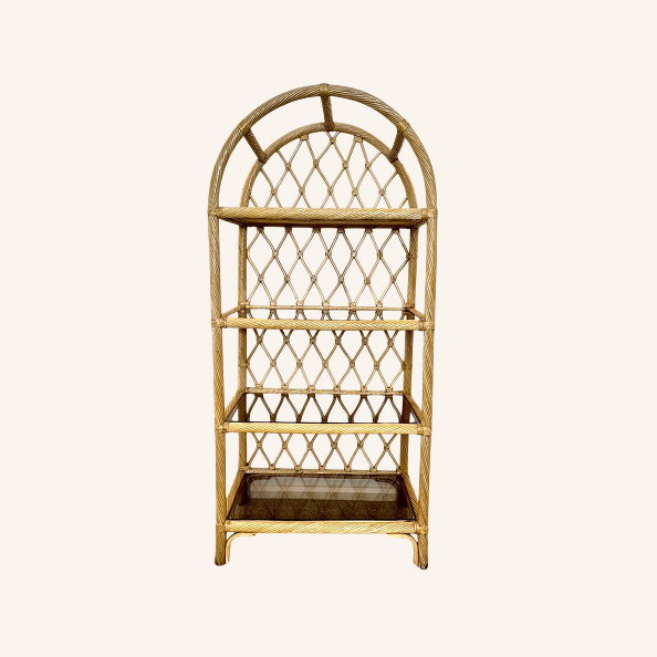 Bamboo Tall Shelving Unit