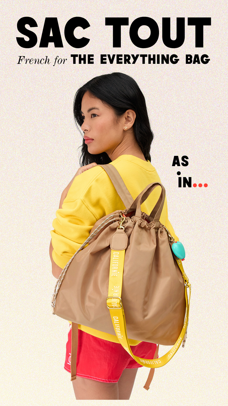 Sac Tout Backpack in Latte
