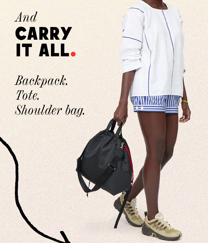 Sac Tout Backpack in Black