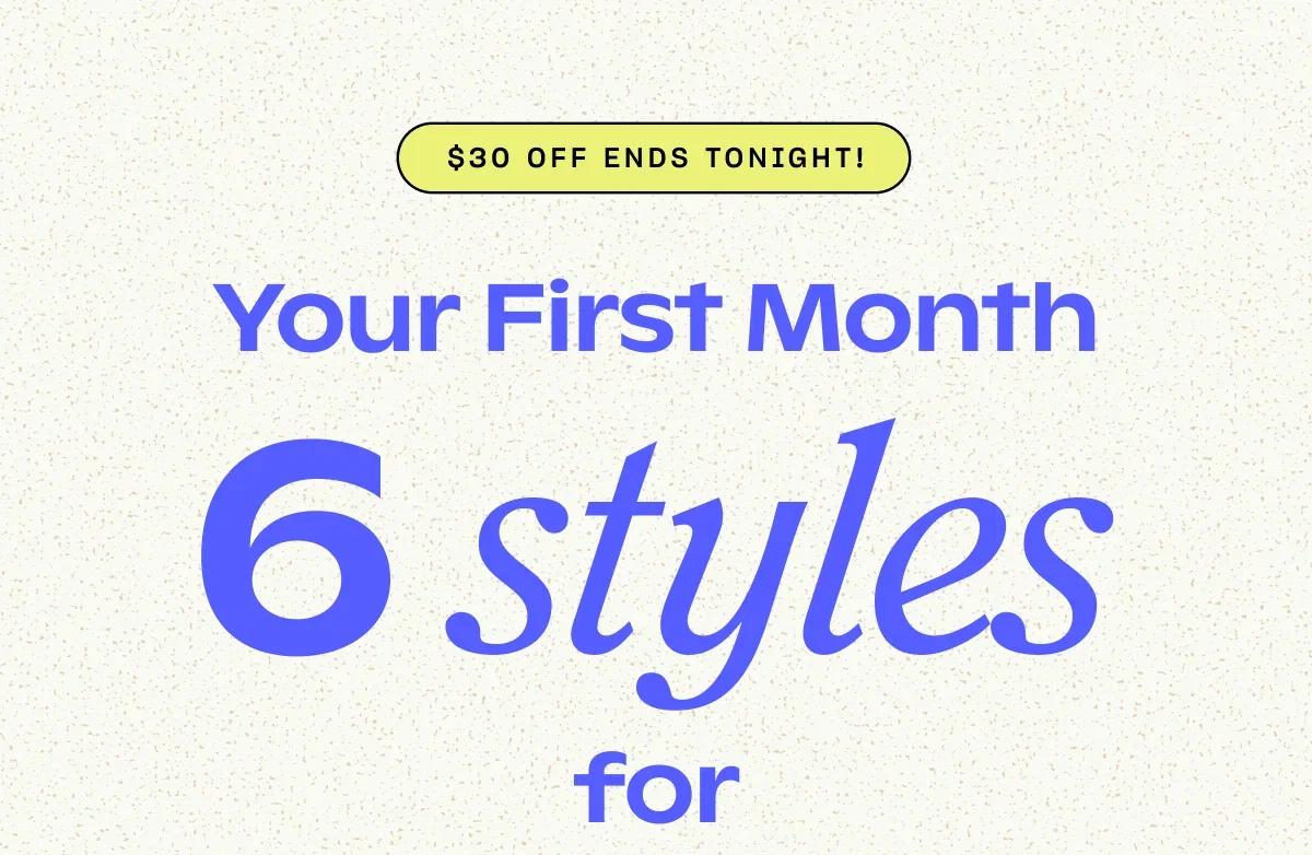 $30 Off Ends Tonight. Get your first month for $68 with code SUMMER.