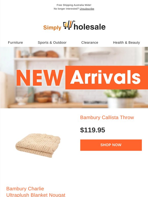 Check Out the New Arrivals at Simply Wholesale!