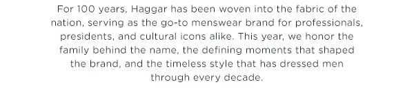 For 100 years has been woven into the fabric of the nation