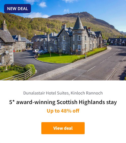 5* award-winning Scottish Highlands stay