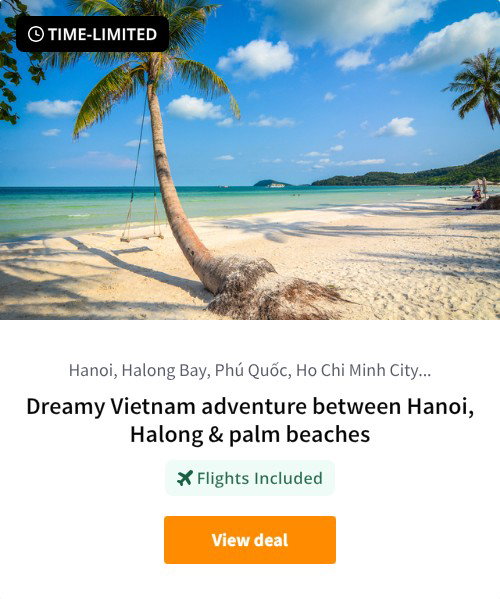 Dreamy Vietnam adventure between Hanoi, Halong &amp; palm beaches
