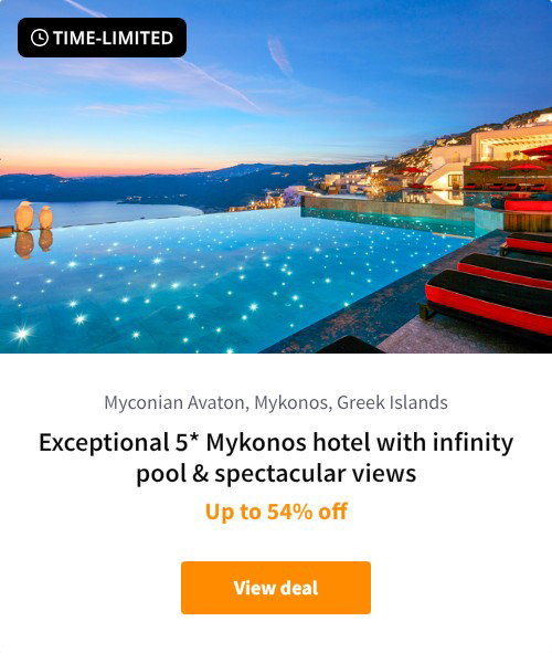 Exceptional 5* Mykonos hotel with infinity pool &amp; spectacular views