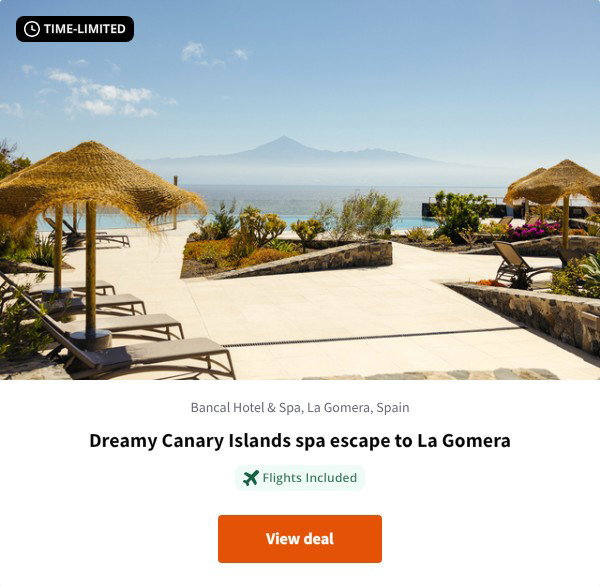 Dreamy Canary Islands spa escape to La Gomera