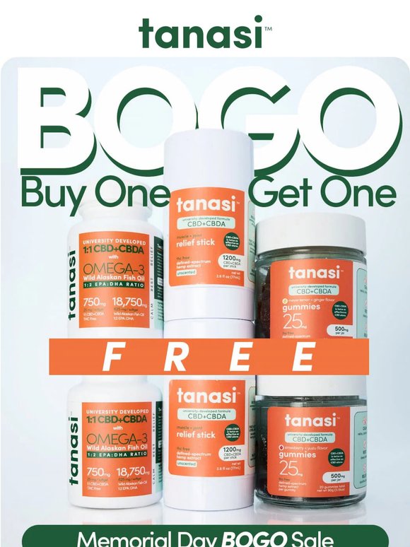 Memorial Day BOGO is Live