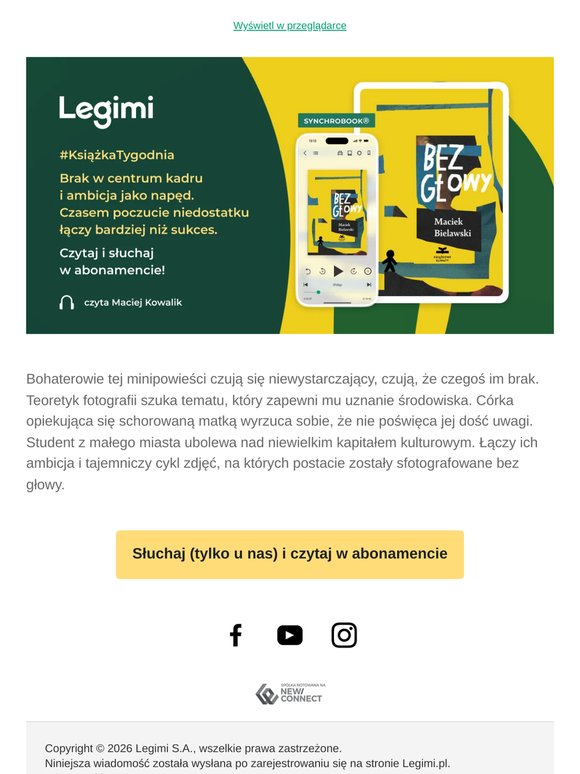 📖 Gdy czegoś brak... Sięgnij po naszą Książkę Tygodnia