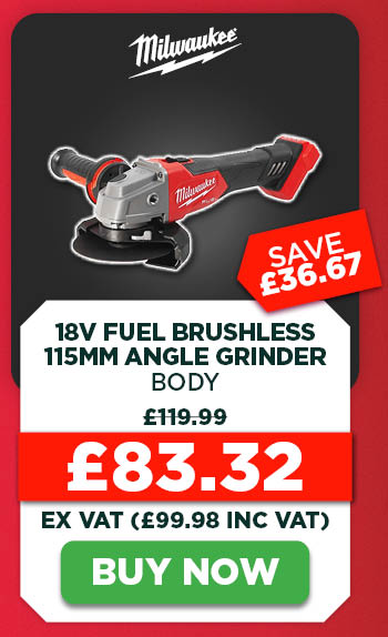 Milwaukee M18 FSAG115X-0 18V FUEL Brushless 115mm Angle Grinder - Body