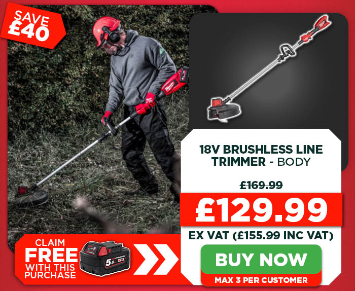 Milwaukee M18 BLLT-0 18V Brushless Line Trimmer - Body