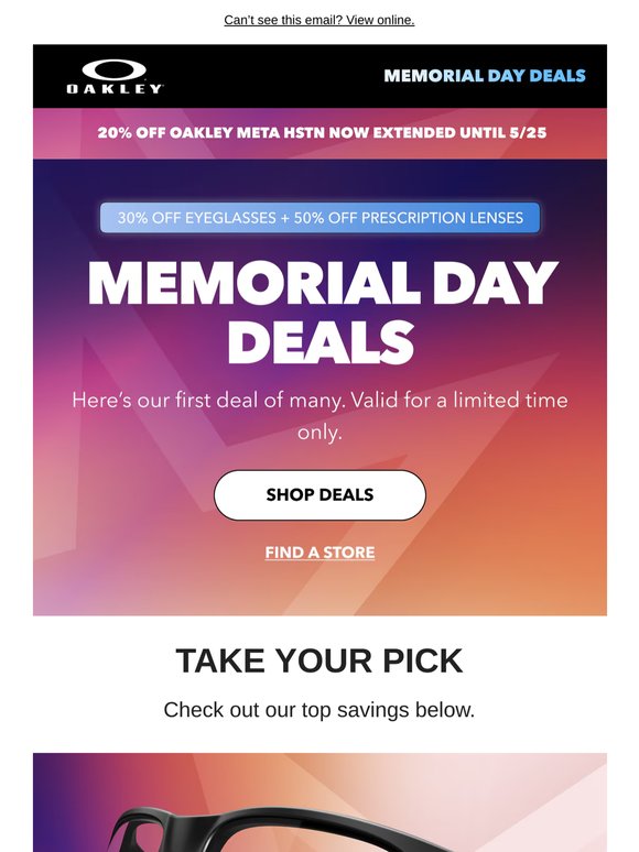 Memorial Day Deals Kick Off Now