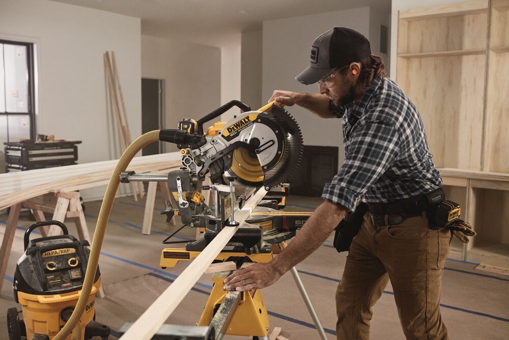 60V MAX* Cordless 12 in. Double Bevel Sliding Miter Saw (Tool Only)