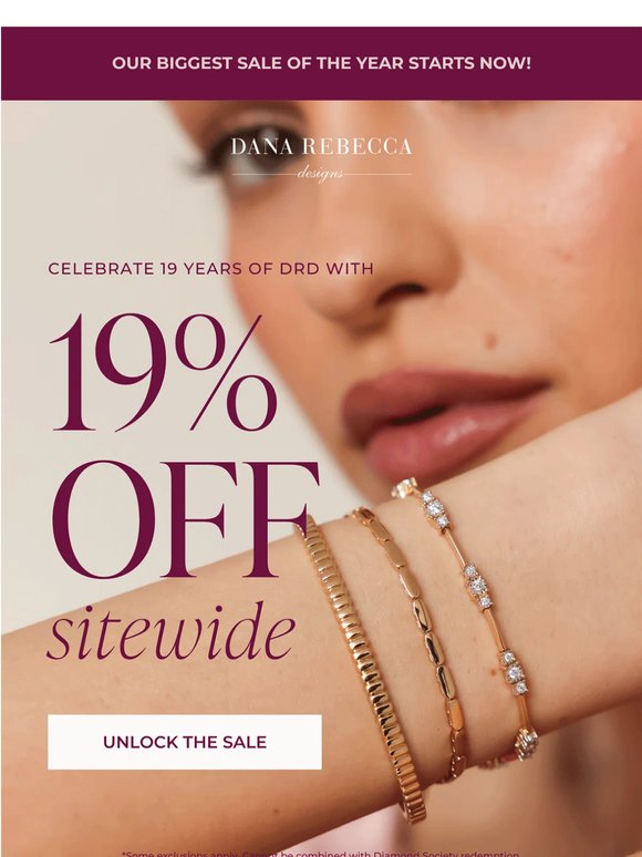 19% OFF SITEWIDE 🔓