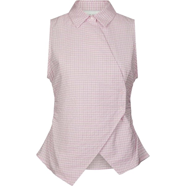Top Celest Check Roze