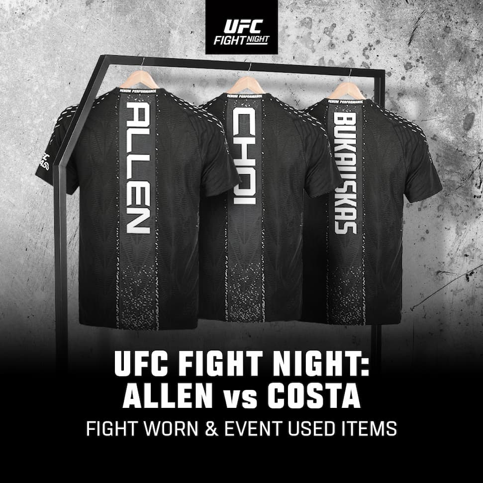 UFC Fight Night: Allen vs Costa Auction, Now Live