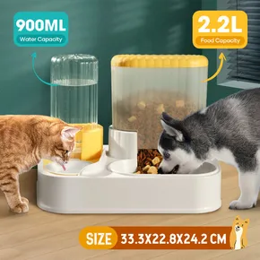 Pet Feeder & Water Dispenser
