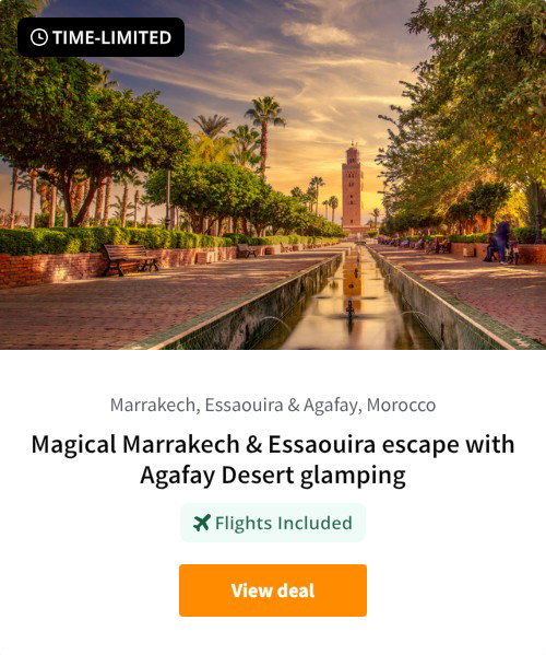 Magical Marrakech &amp; Essaouira escape with Agafay Desert glamping