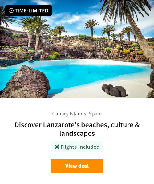 Discover Lanzarote's beaches, culture &amp; landscapes