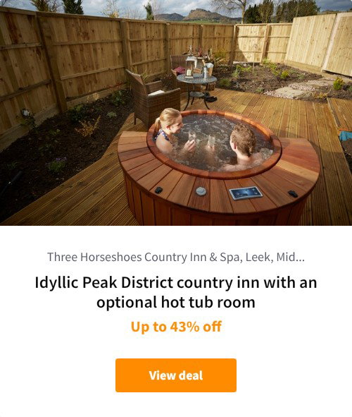 Idyllic Peak District country inn with an optional hot tub room