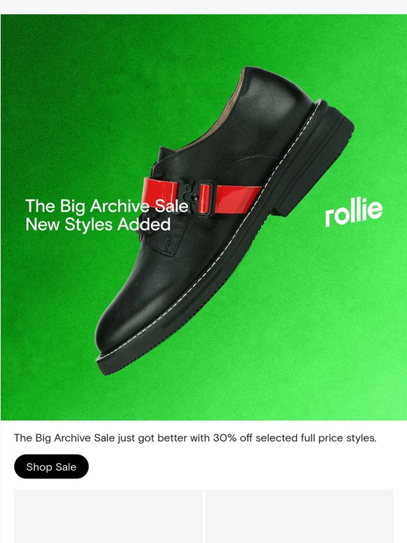 New styles added to sale