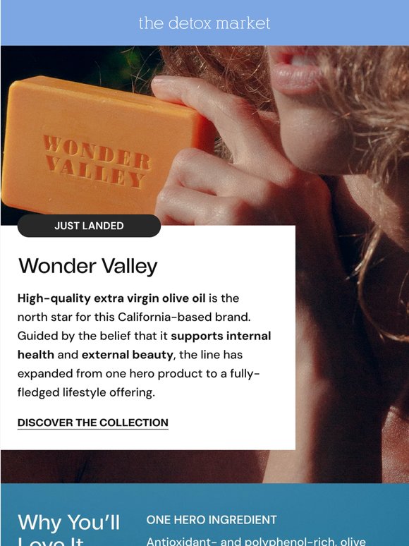 New! Wonder Valley’s Olive Oil-Powered Beauty
