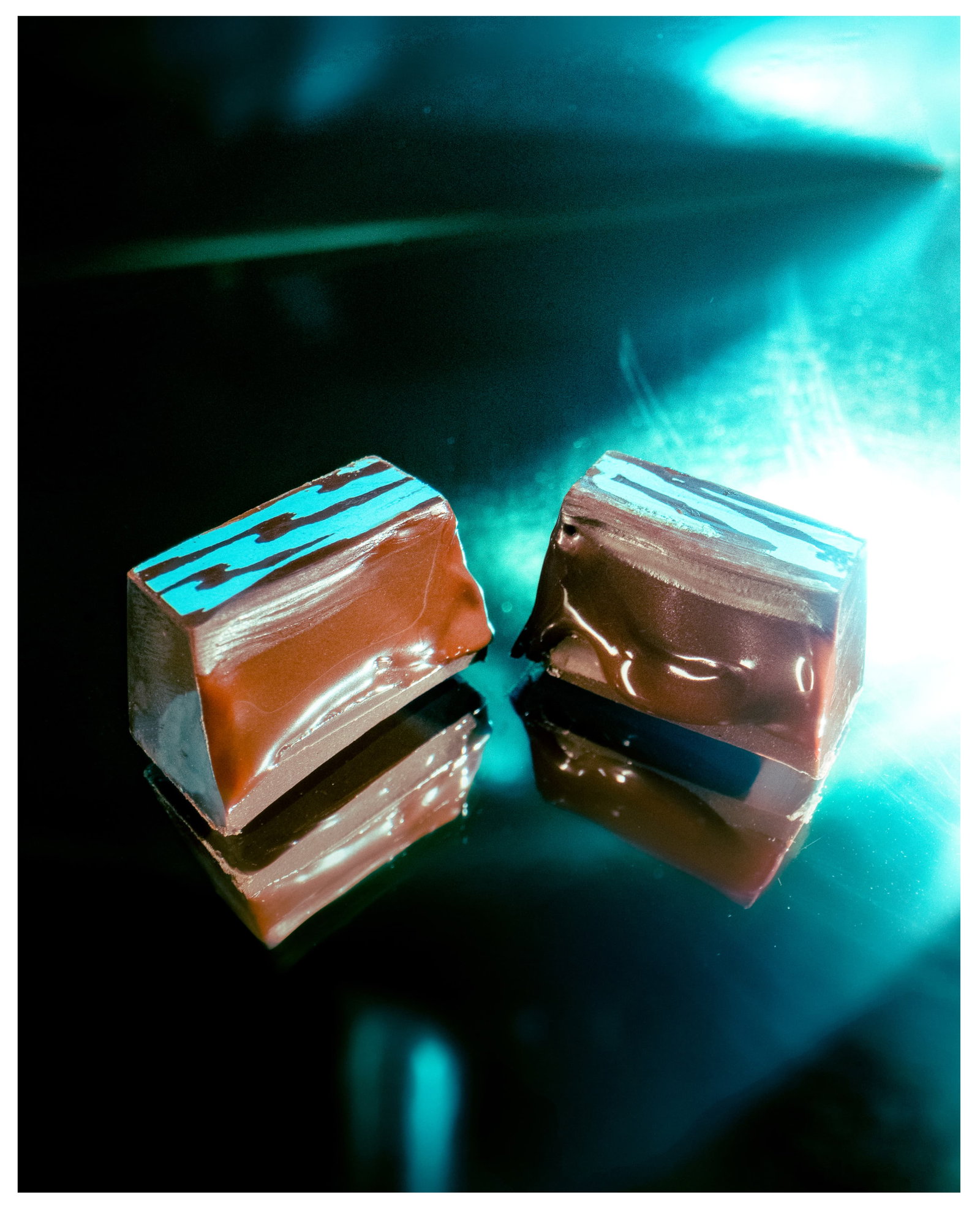 Salted Caramels Dark Chocolate Truffles
