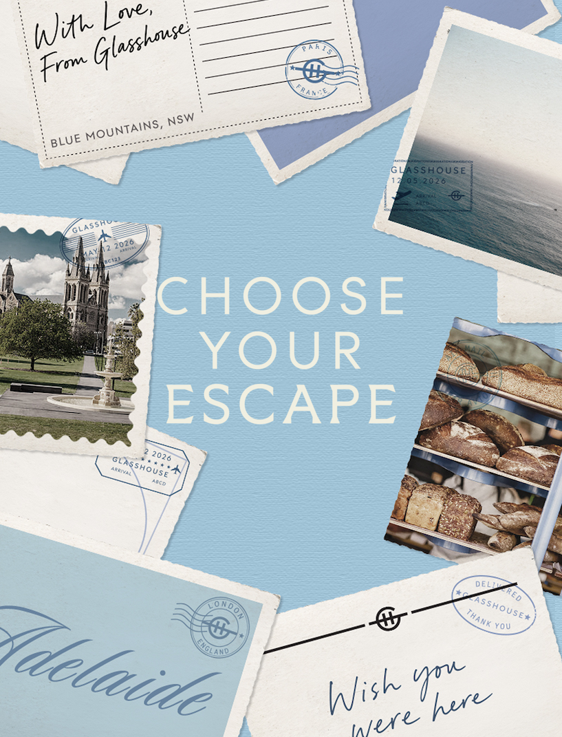 GLASSHOUSE FRAGRANCES. CHOOSE YOUR ESCAPE