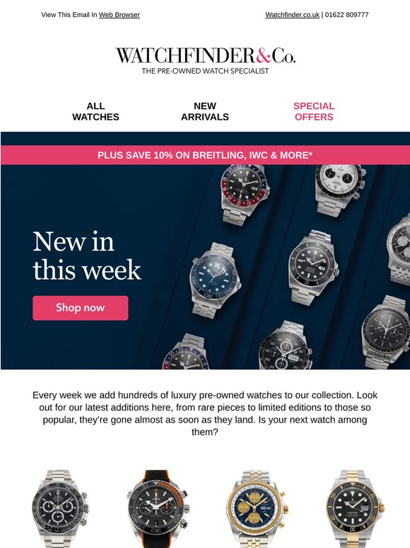 This week’s latest arrivals
