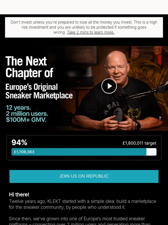 Your chance to join KLEKT’s next chapter