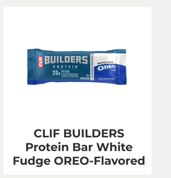 CLIF BUILDERS Protein Bars White Fudge OREO-Flavored