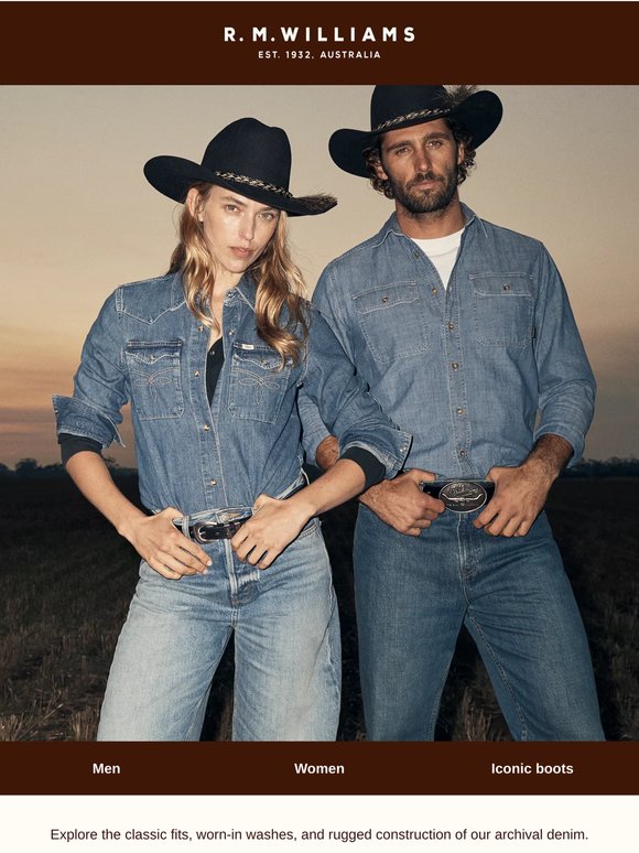 Archival Western denim