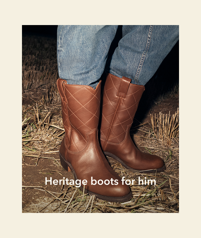 Heritage boots for him