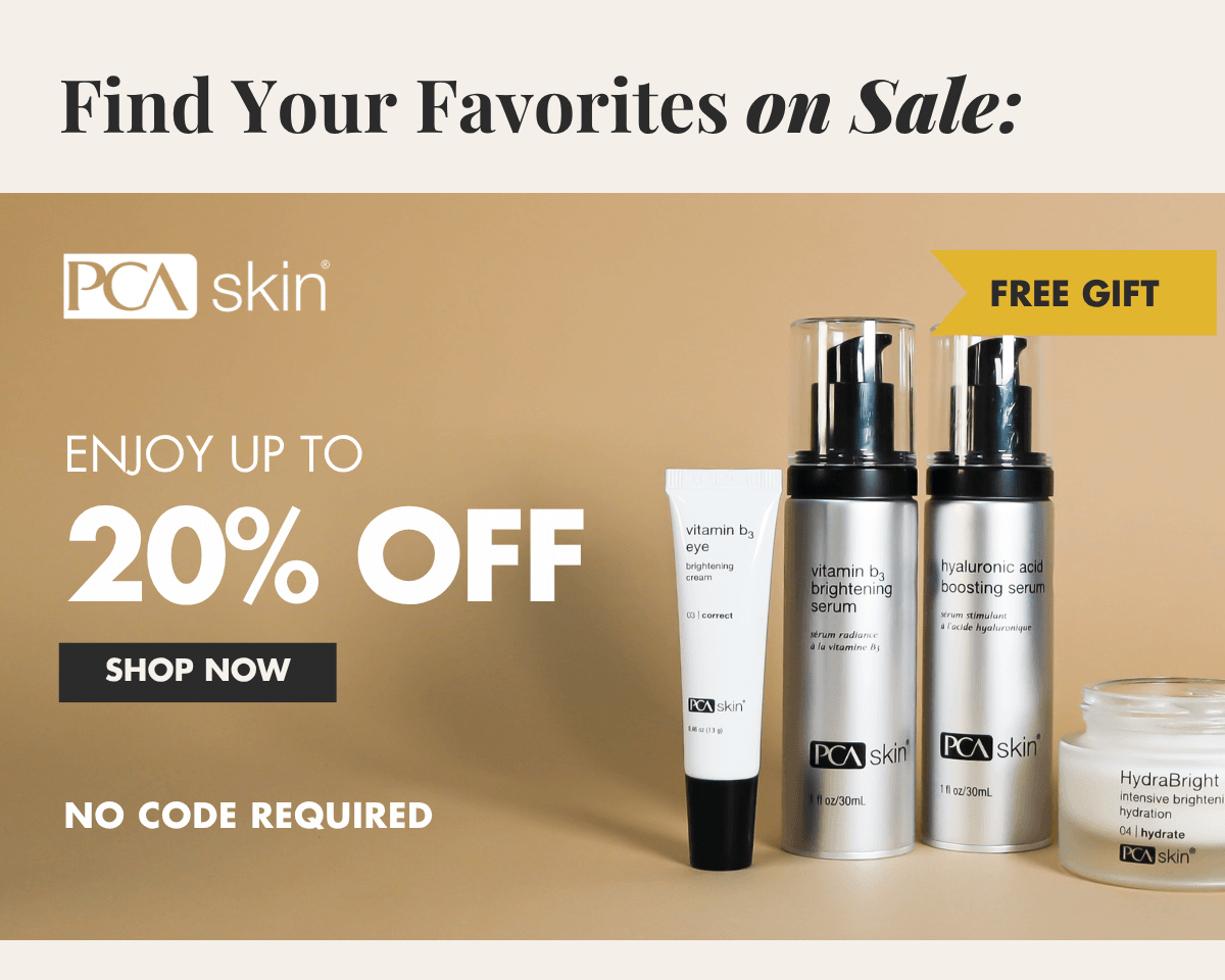 Enjoy PCA Skin up to 20% Off. No Code Required