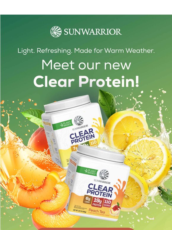 Skip the Heavy Shakes 💪 Switch to Clear Protein!