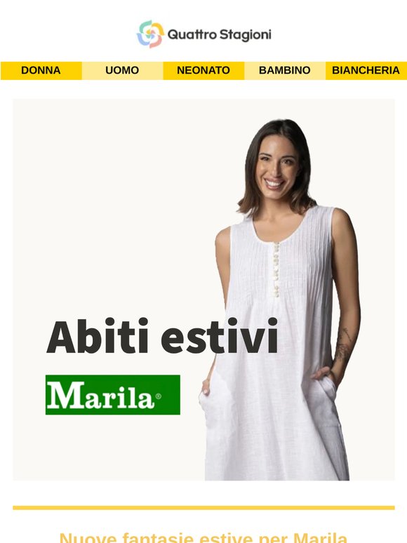 Nuove fantasie per abiti Marila