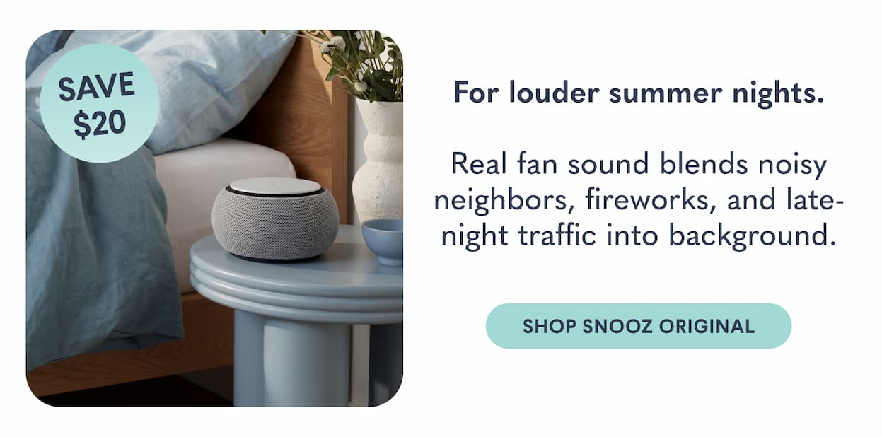 SNOOZ Original - Bestselling real fan sound machine 