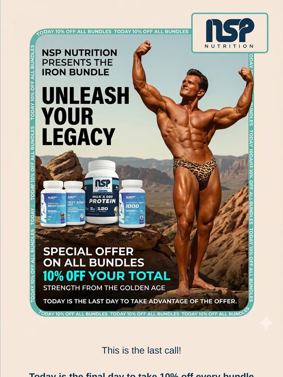 Last day, your 10% loyalty discount ends tonight!